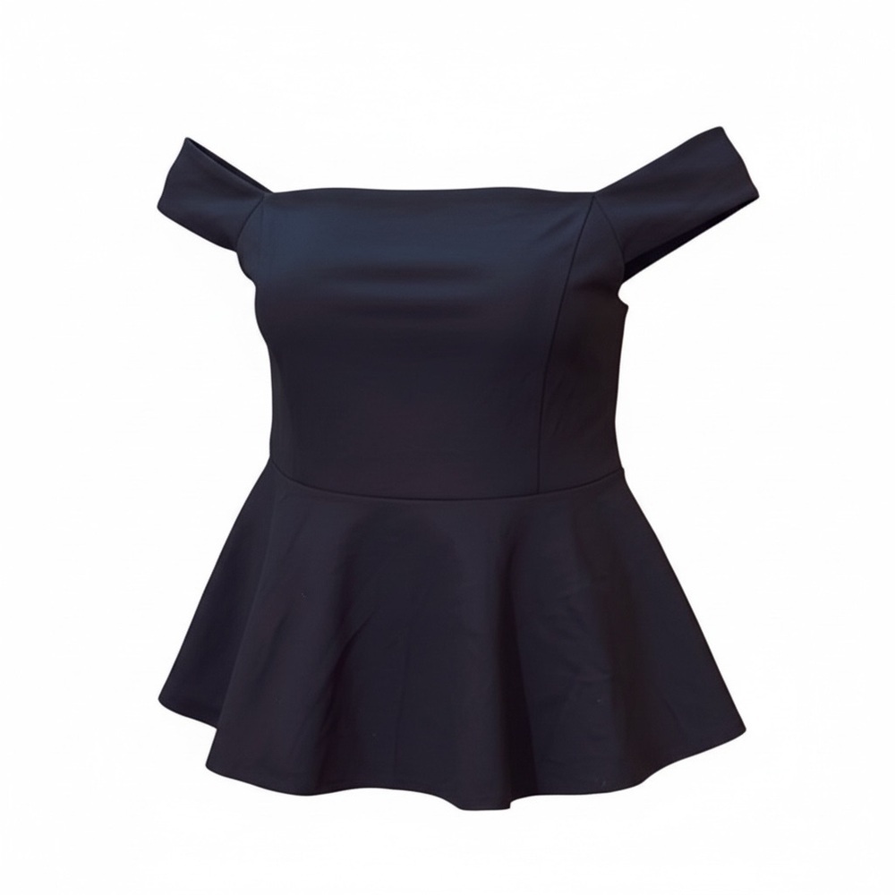 Torrid NWT black off the shoulder top, size 3